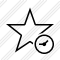 Star Clock Icon