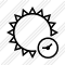 Sun Clock Icon