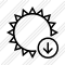 Sun Download Icon