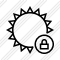 Sun Lock Icon