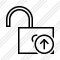 Unlock Upload Icon