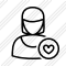 User Woman Favorites Icon