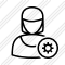 User Woman Settings Icon