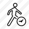 Walking Clock Icon