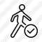 Walking Ok Icon