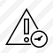 Warning Clock Icon