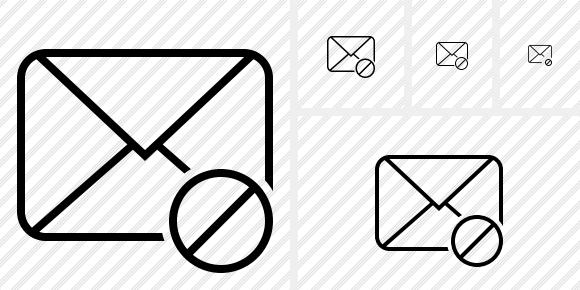 Mail Block Icon