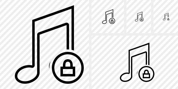 Music Lock Icon