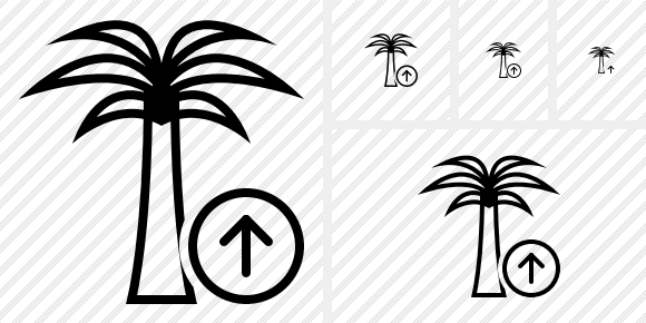 Palmtree Upload Icon