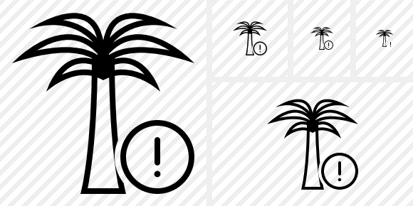 Palmtree Warning Icon