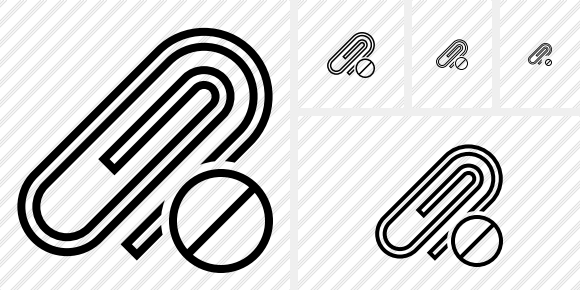 Paperclip Block Icon