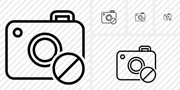 Photocamera Block Icon