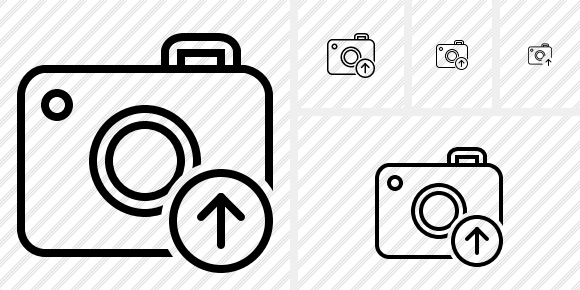 Photocamera Upload Icon