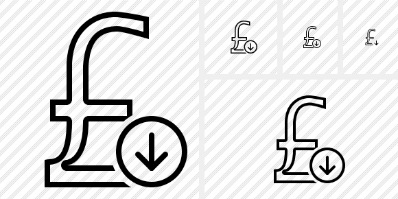 Pound Download Icon