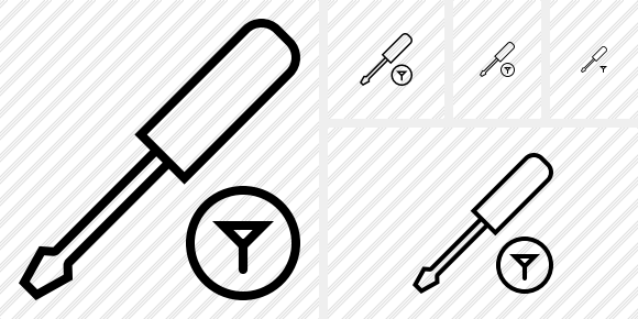 Screwdriver Filter Icon