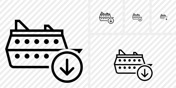 Ship Download Icon