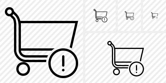 Shopping Warning Icon