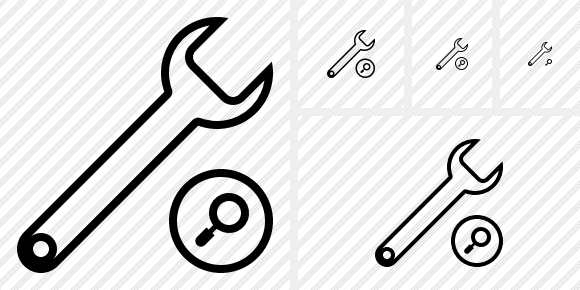 Spanner Search Icon