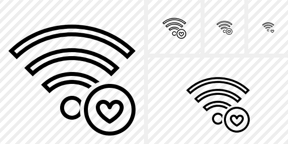 Wi Fi Favorites Icon