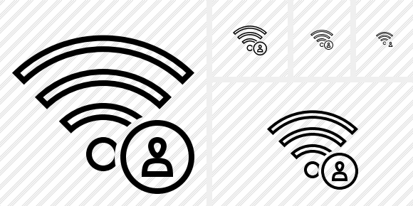 Wi Fi User Icon