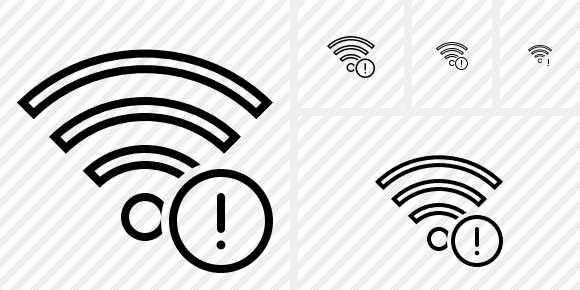 Иконка Wi-Fi Внимание
