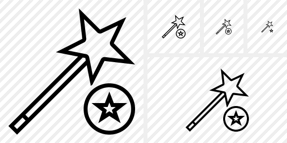 Wizard Star Icon