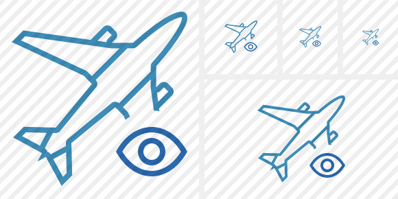 Airplane View Icon