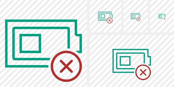 Battery Cancel Icon