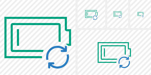 Battery Empty Refresh Icon