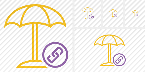 Beach Umbrella Link Icon