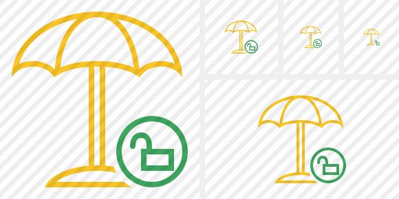 Beach Umbrella Unlock Icon