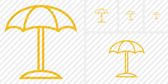 Beach Umbrella Icon