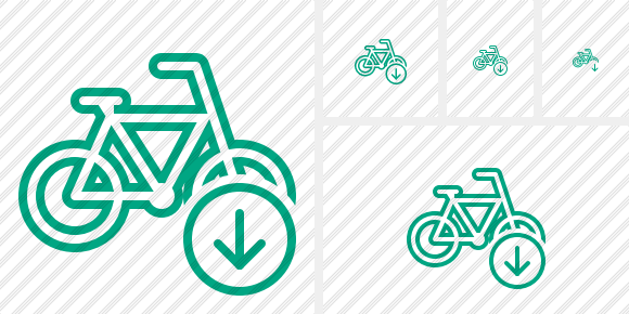 Bicycle Download Icon