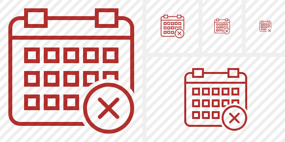 Calendar Cancel Icon