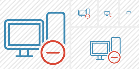 Computer Remove Icon