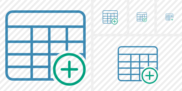 Database Table Add Icon