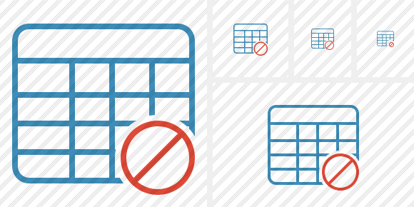 Database Table Block Icon