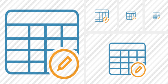 Database Table Edit Icon