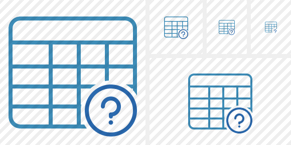 Database Table Help Icon