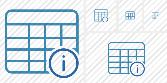 Database Table Information Icon