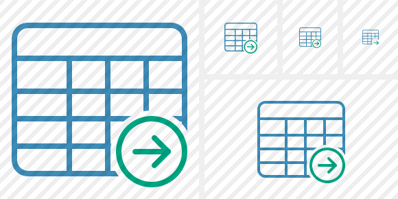 Database Table Next Icon