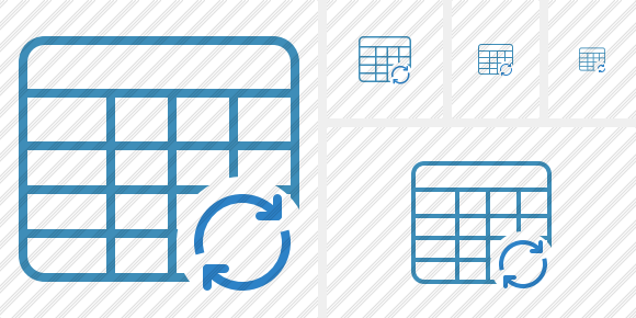 Database Table Refresh Icon