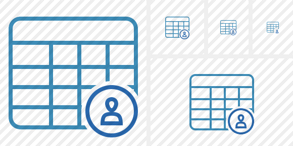 Database Table User Icon