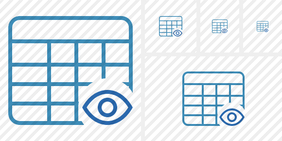 Database Table View Icon