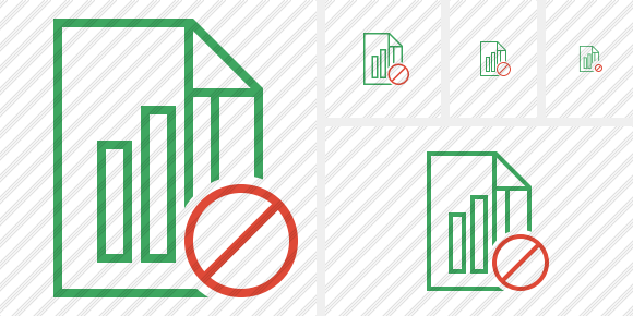 File Chart Block Icon