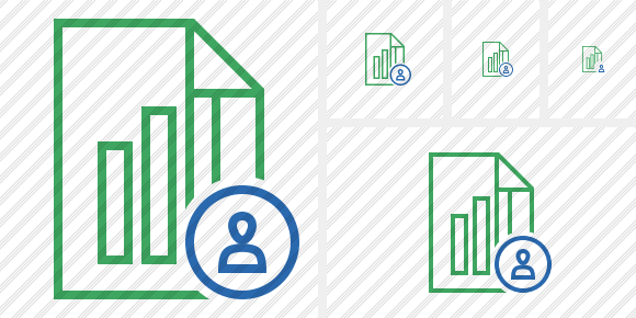 File Chart User Icon