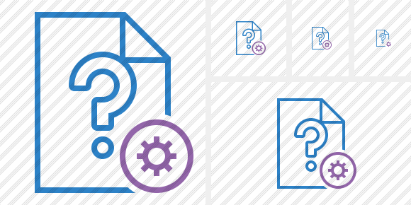 File Help Settings Icon