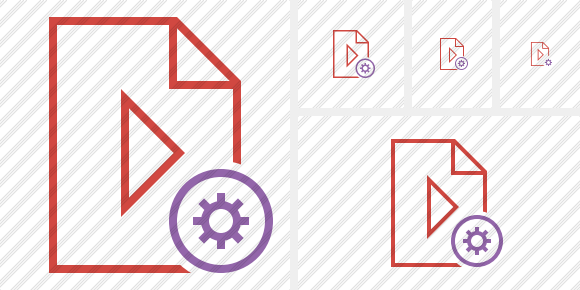 File Movie Settings Icon