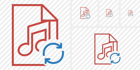 File Music Refresh Icon