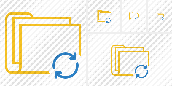 Folder Documents Refresh Icon